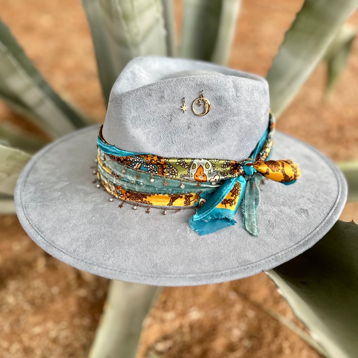Light Blue Vegan Western Boho