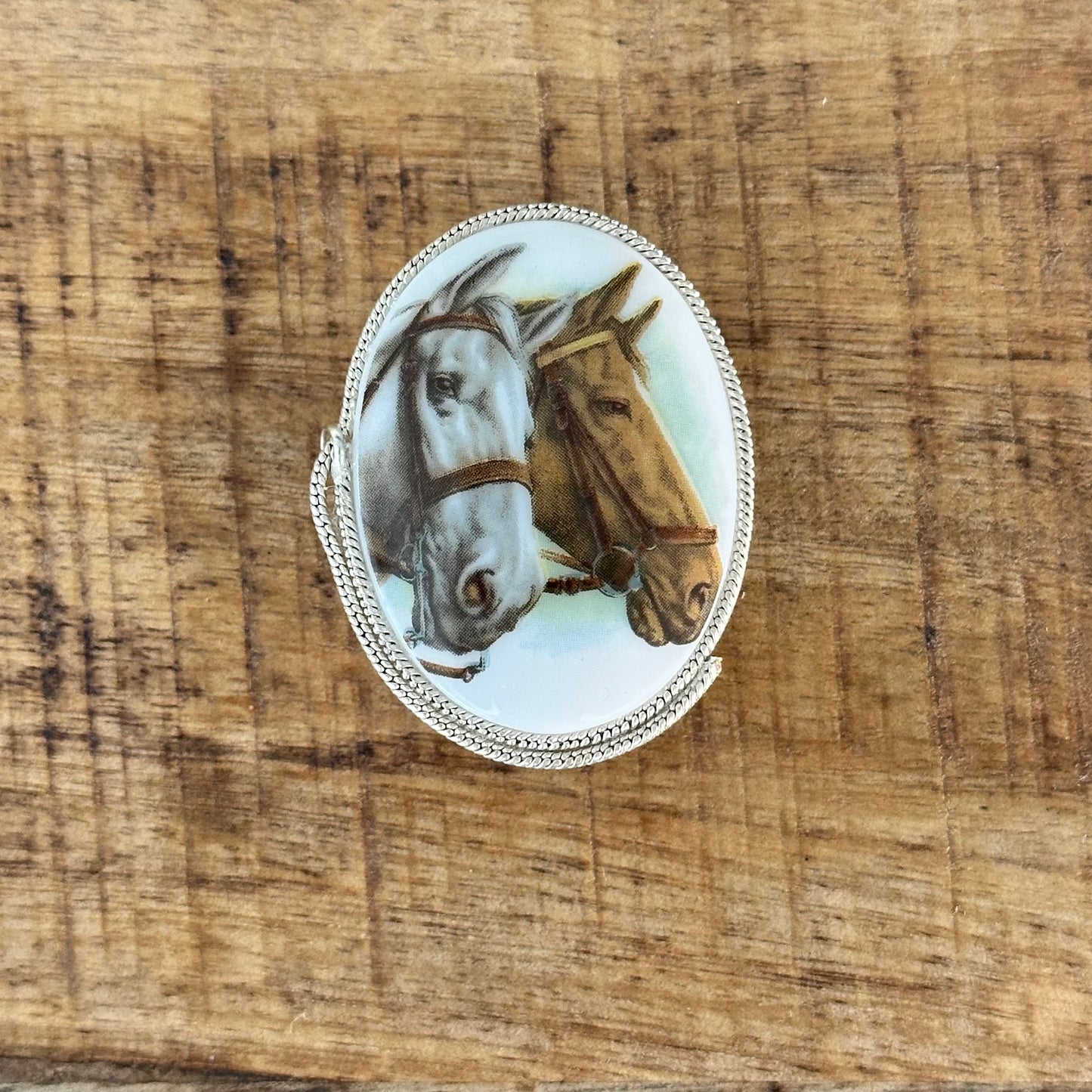 Horse Brooch Hat Pin