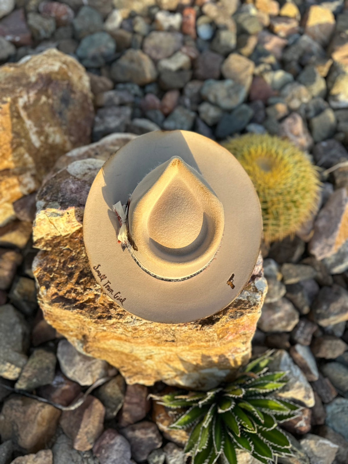 Custom Gigi Pip “Small Town Girl” Western Hat 57cm Adjustable