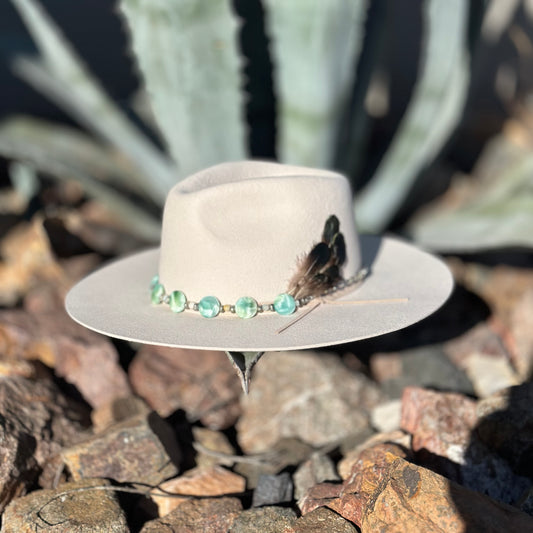 Green Angeline Desert Glow Hat Band