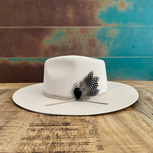 Black & White Hat Pin