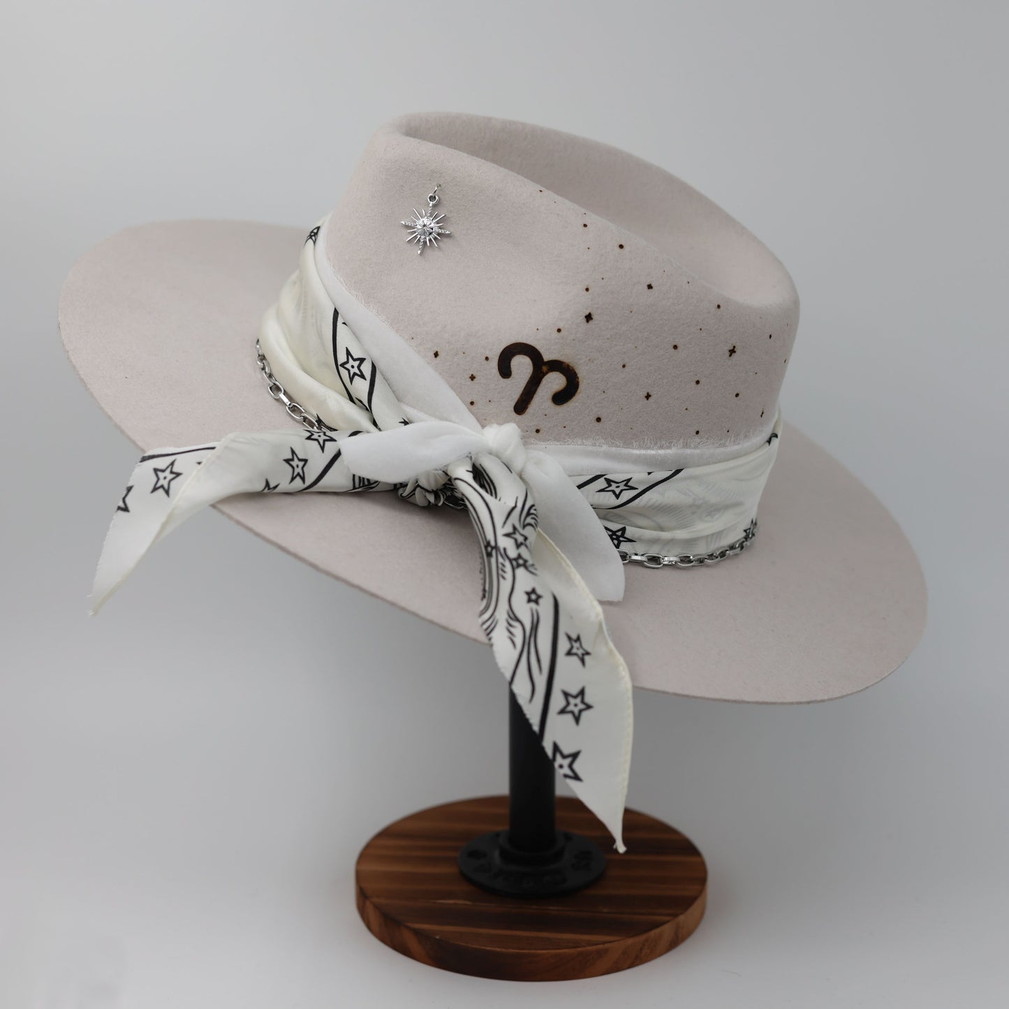 Custom Celestial Zodiac Hat April Aries