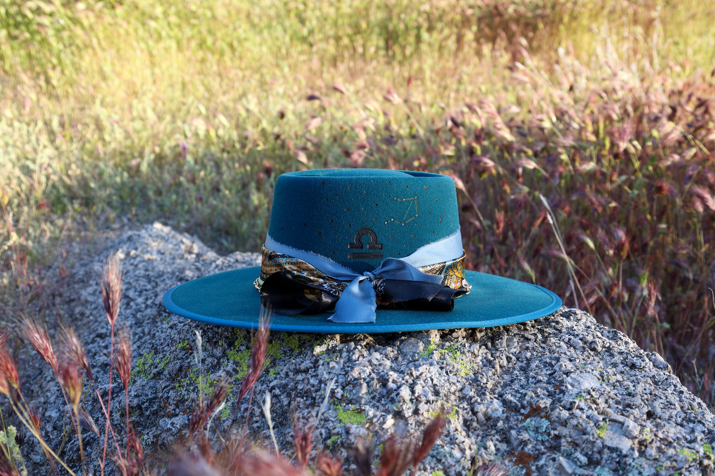 Custom hat blue