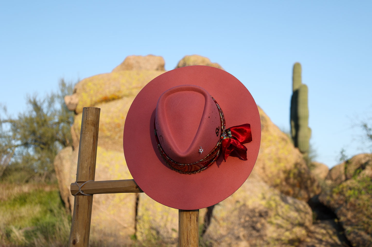 Custom hat desert