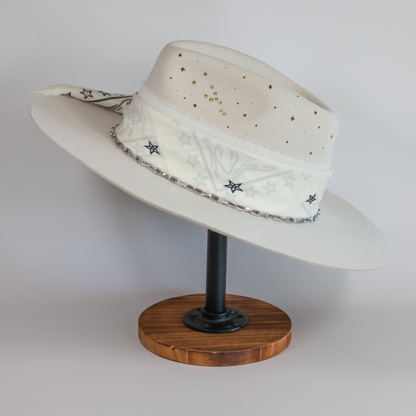 Custom Western Hat white