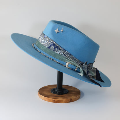 Custom hat blue