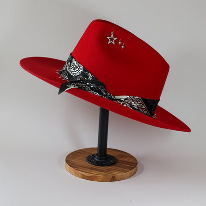 Custom hat red