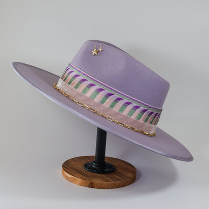 Custom hat purple