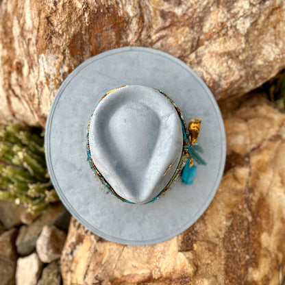 Light Blue Vegan Western Boho