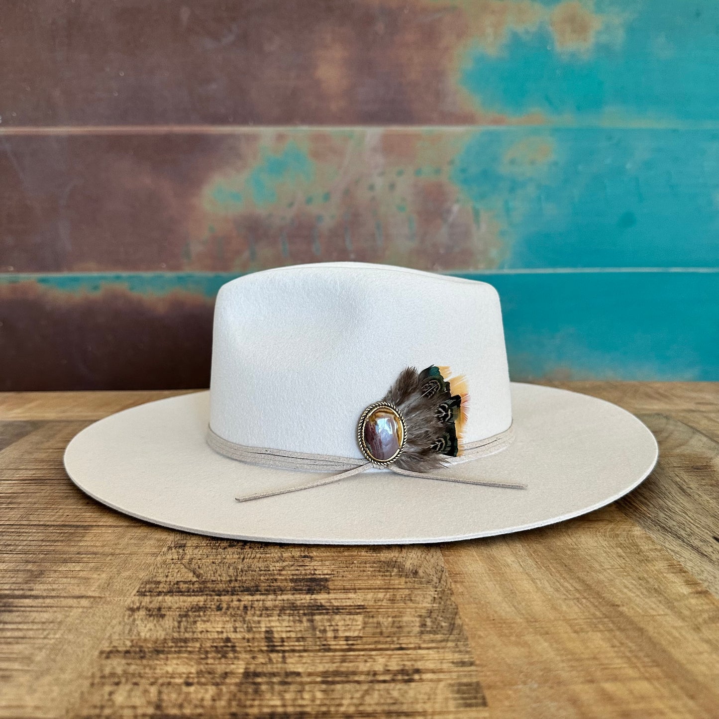 Vintage Agate Hat Pin