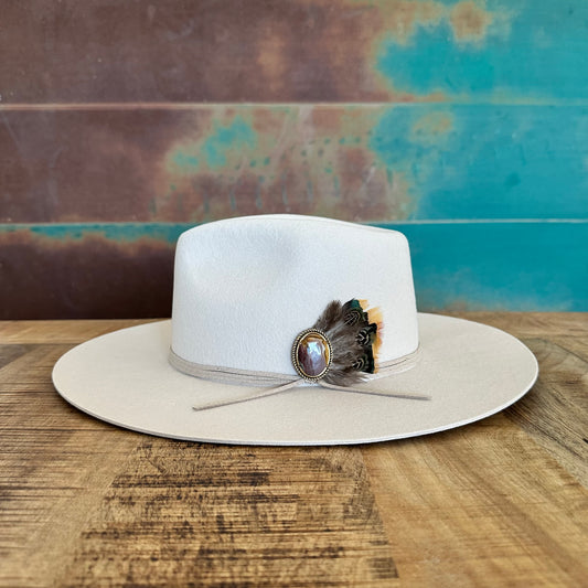 Vintage Agate Hat Pin