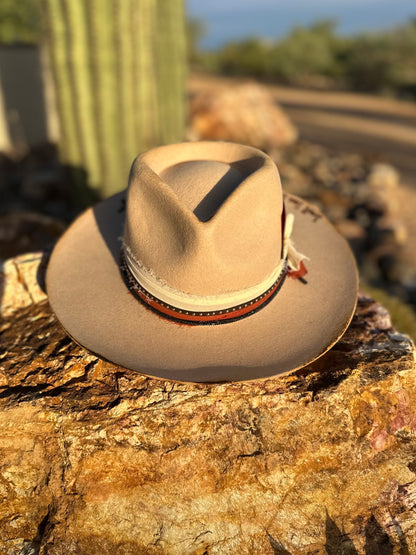 Custom Gigi Pip “Small Town Girl” Western Hat 57cm Adjustable