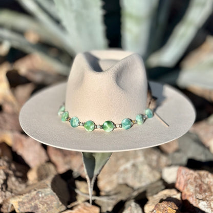Green Angeline Desert Glow Hat Band