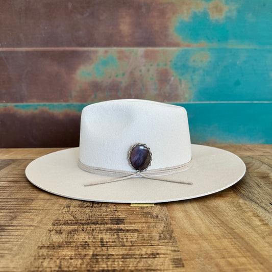 Amethyst Brooch Hat Pin