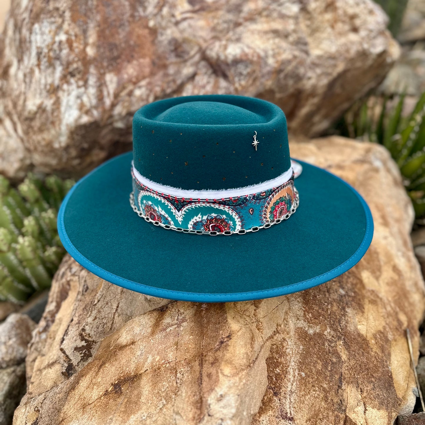 Written in the Stars Labradorite Teal hat