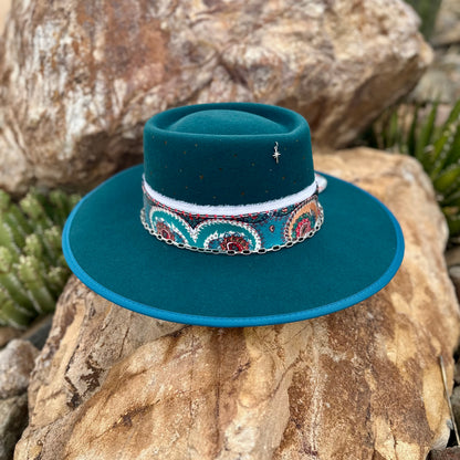 Written in the Stars Labradorite Teal hat