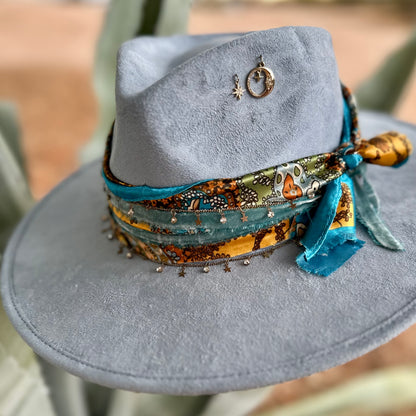 Light Blue Vegan Western Boho