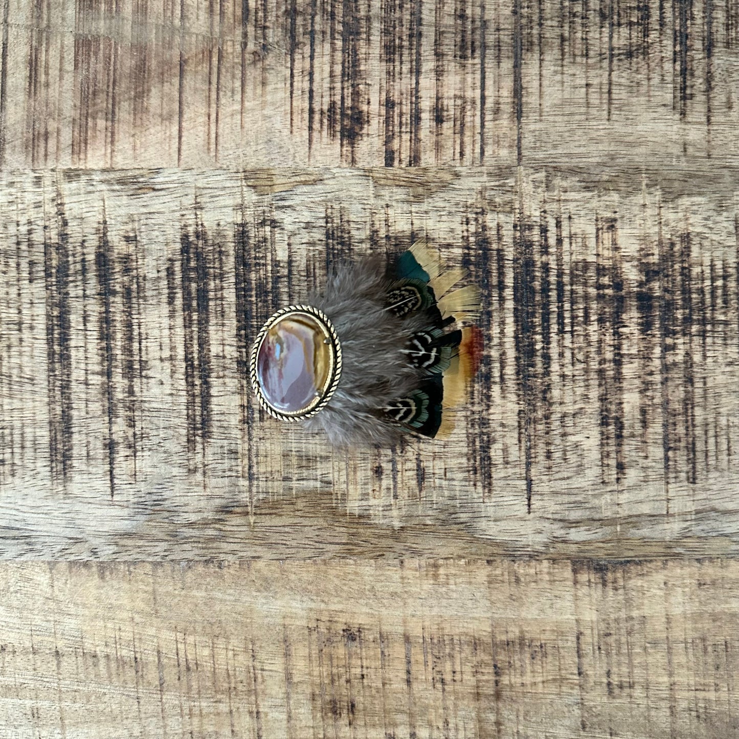Vintage Agate Hat Pin