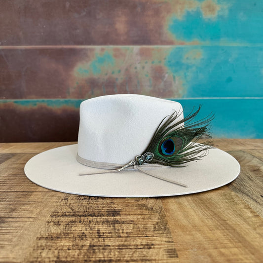 Seraphinite Peacock Hat Pin