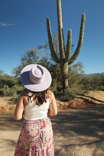 Desert Lavender Wool Hat