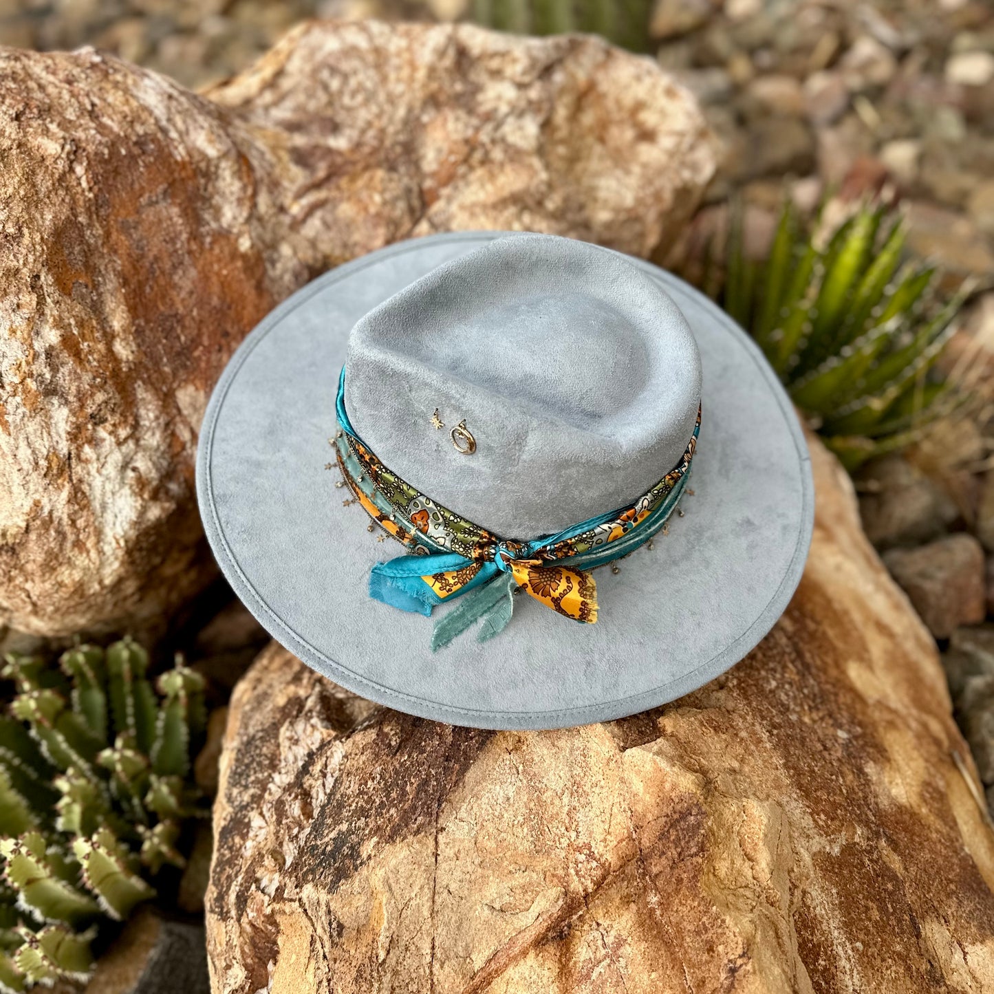 Light Blue Vegan Western Boho