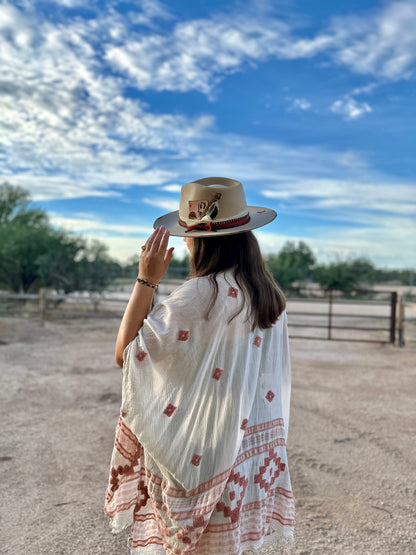 Custom Gigi Pip “Small Town Girl” Western Hat 57cm Adjustable