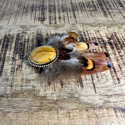 Vintage Agate Hat Pin