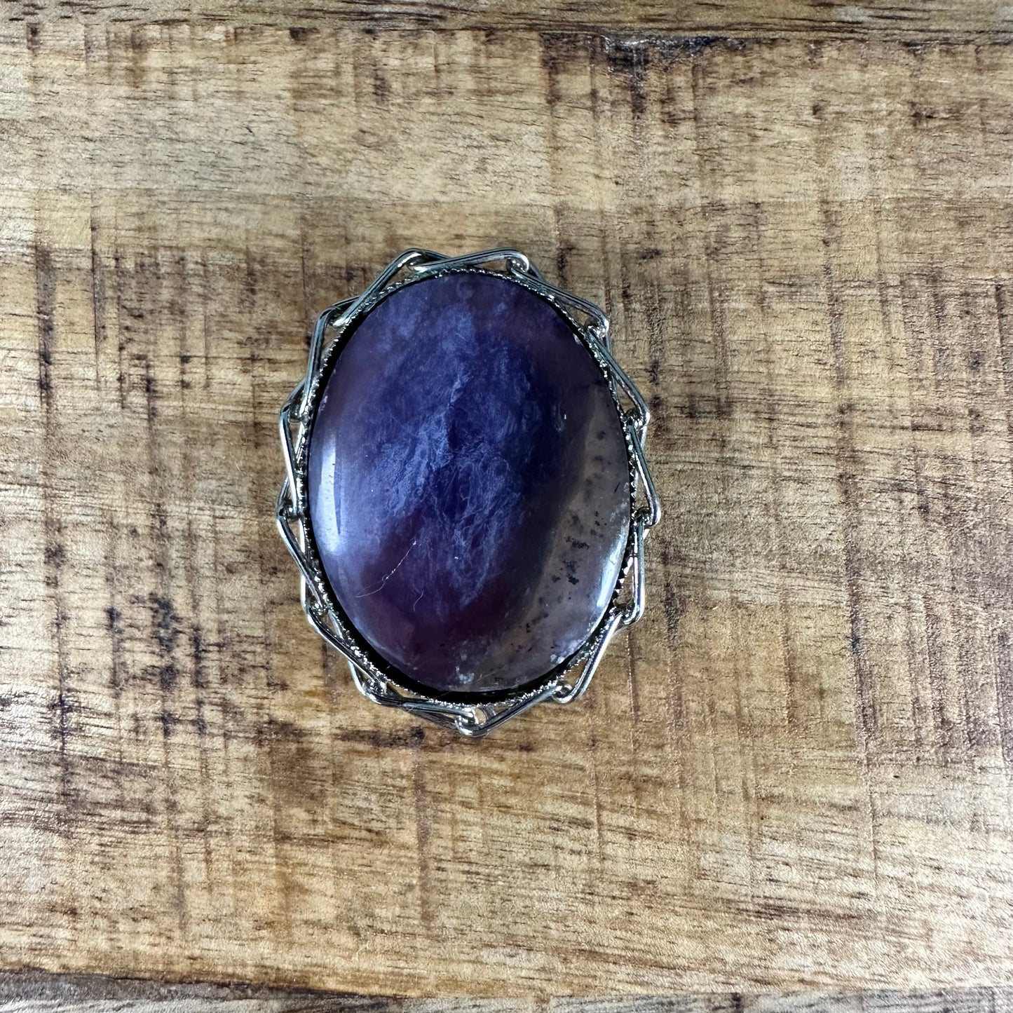 Amethyst Brooch Hat Pin