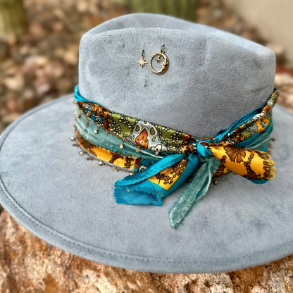 Light Blue Vegan Western Boho