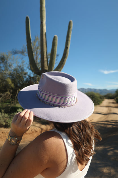 Desert Lavender Wool Hat