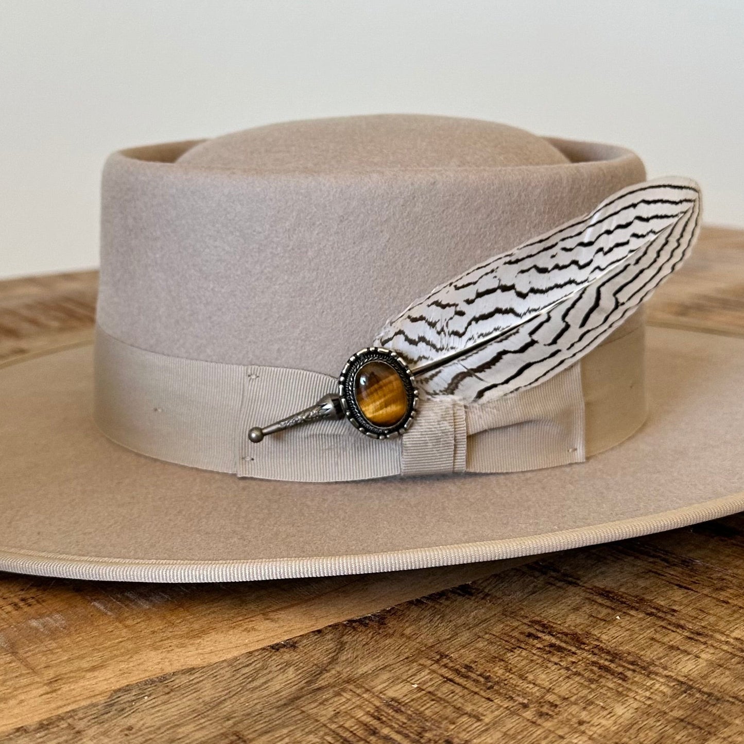 Pheasant Feather Hat Pin