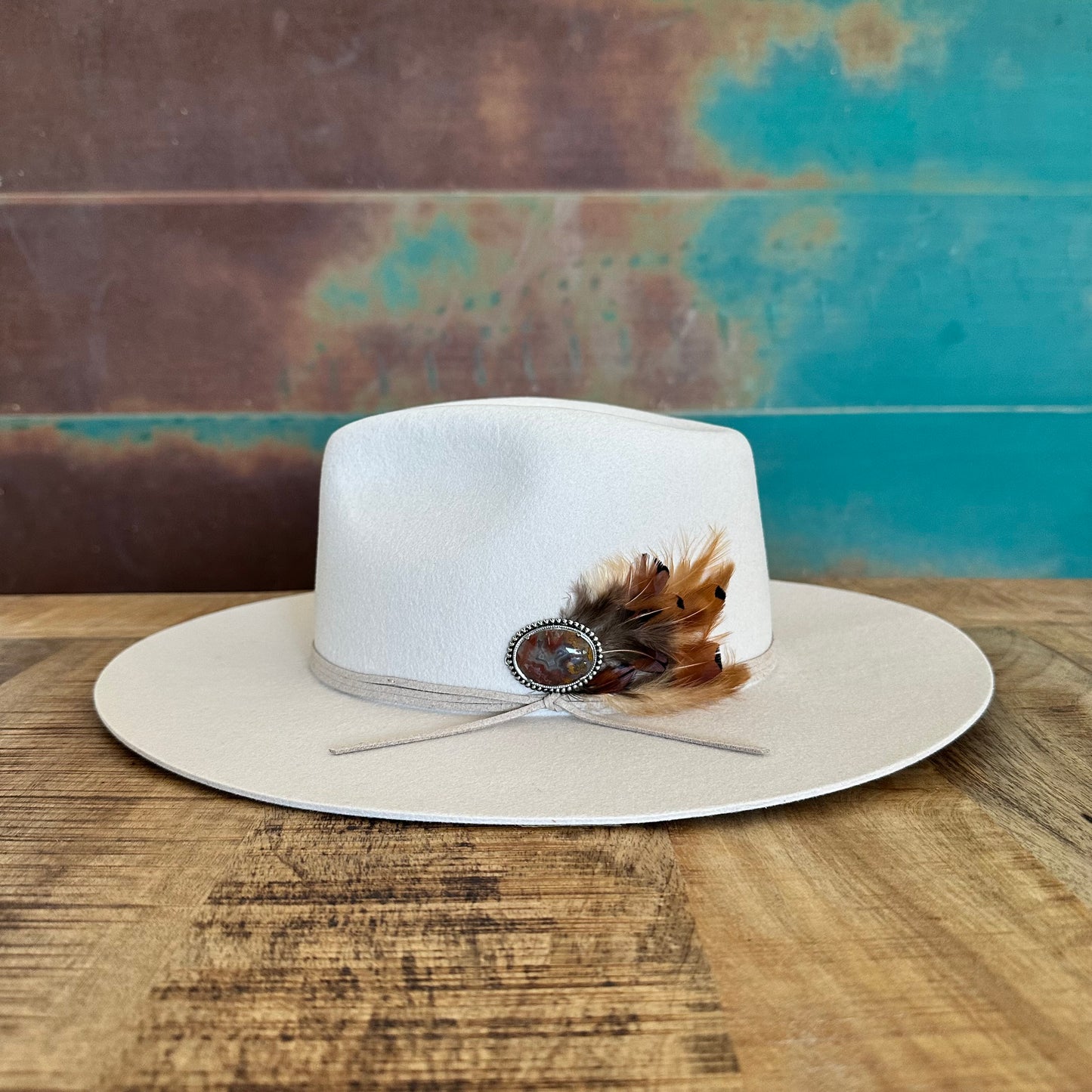 Moss Agate Hat Pin