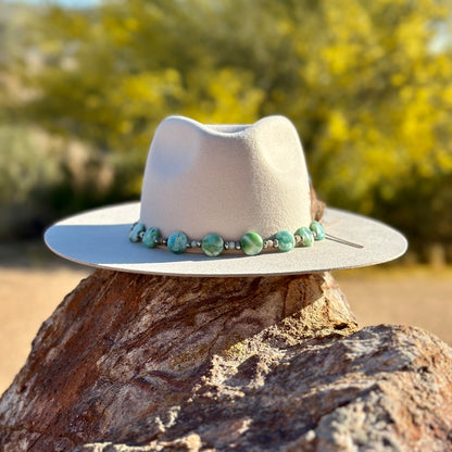 Green Angeline Desert Glow Hat Band