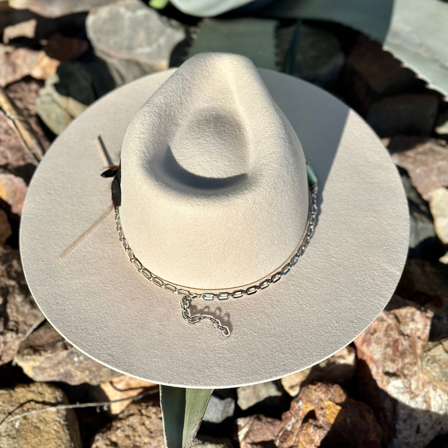Green Angeline Desert Glow Hat Band