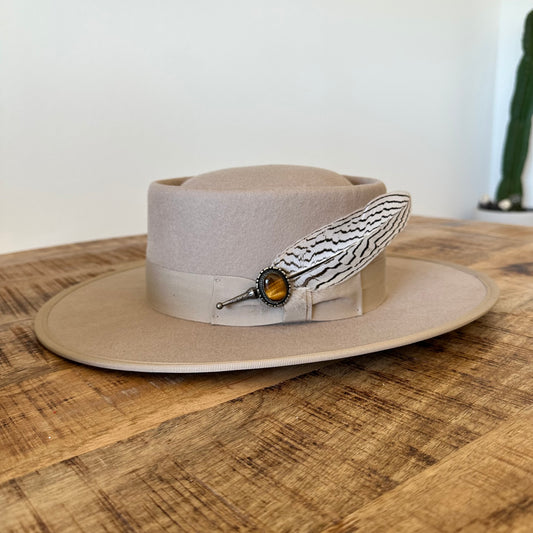 Pheasant Feather Hat Pin