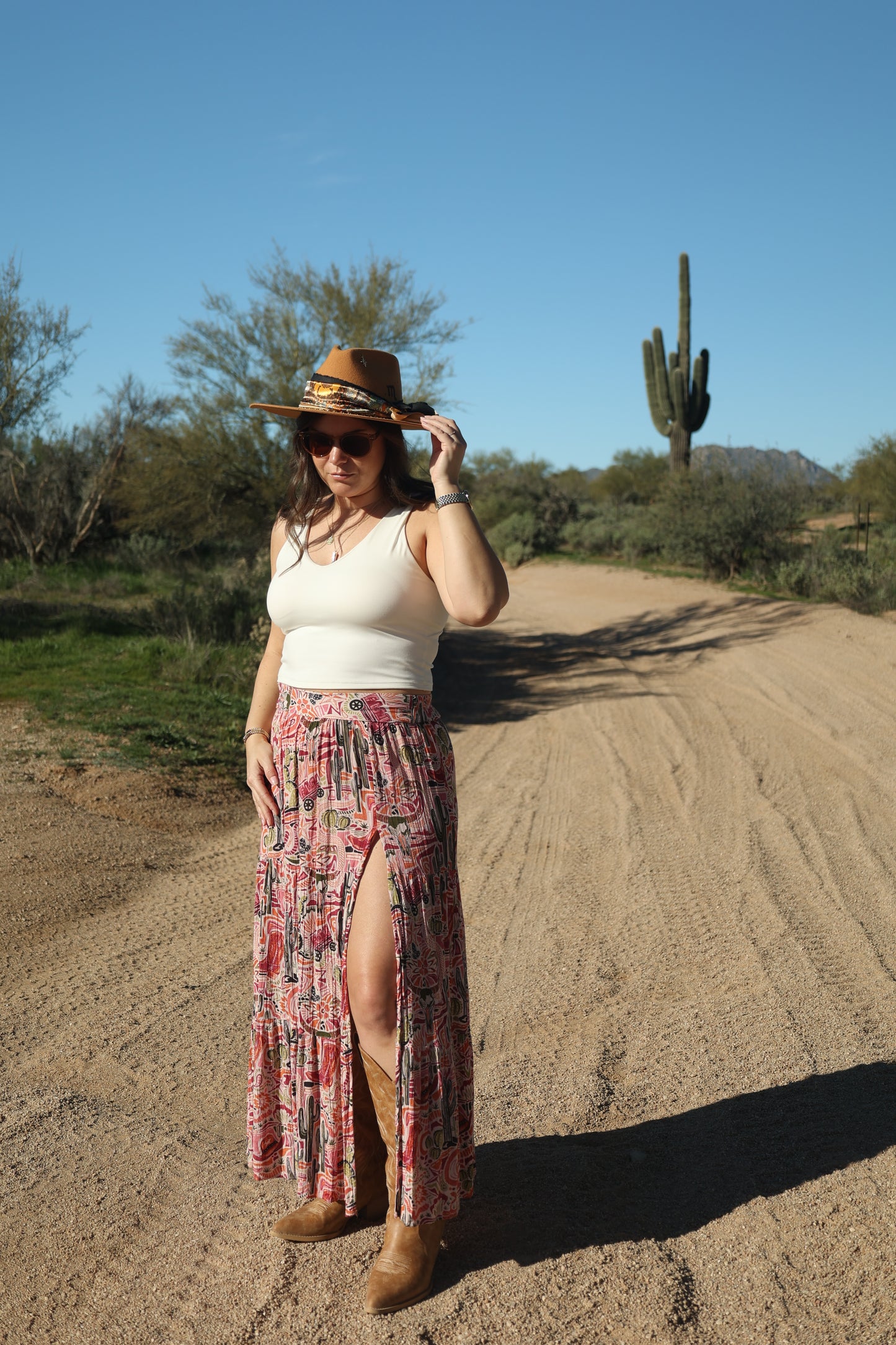 Handmade Scorpio topaz birthstone hat. A meaningful zodiac gift with western, one-of-a-kind style.
